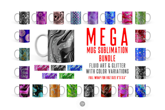 Download Mug Sublimation Bundle for 11 Oz Mugs - Mug Collection