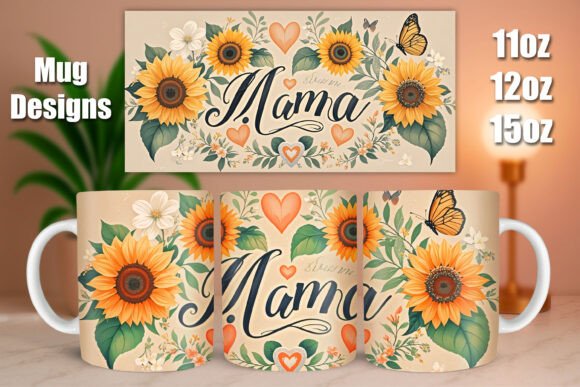 Download Mama Artistic Font Mug Png - Mug Collection